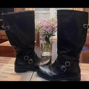 Yuu Brand wide calf size 9.5 used Black boots